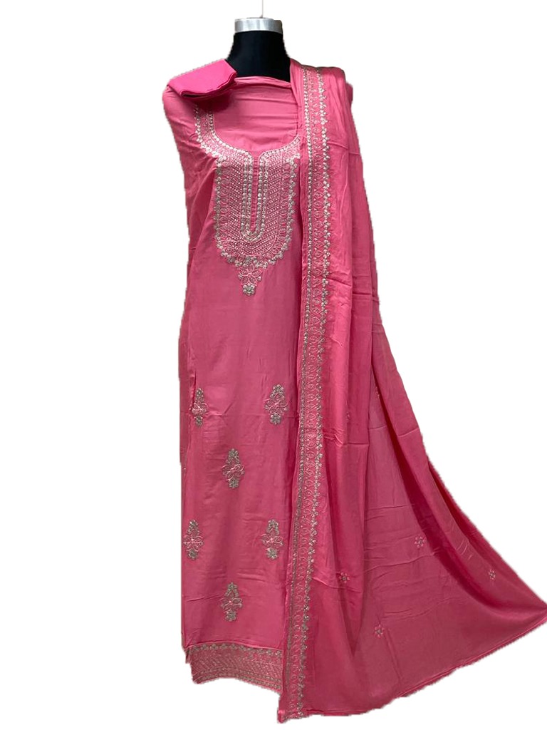 Gorgeous Unstitched Ac Cotton Shalwar Kamiz 3 Piece For Women